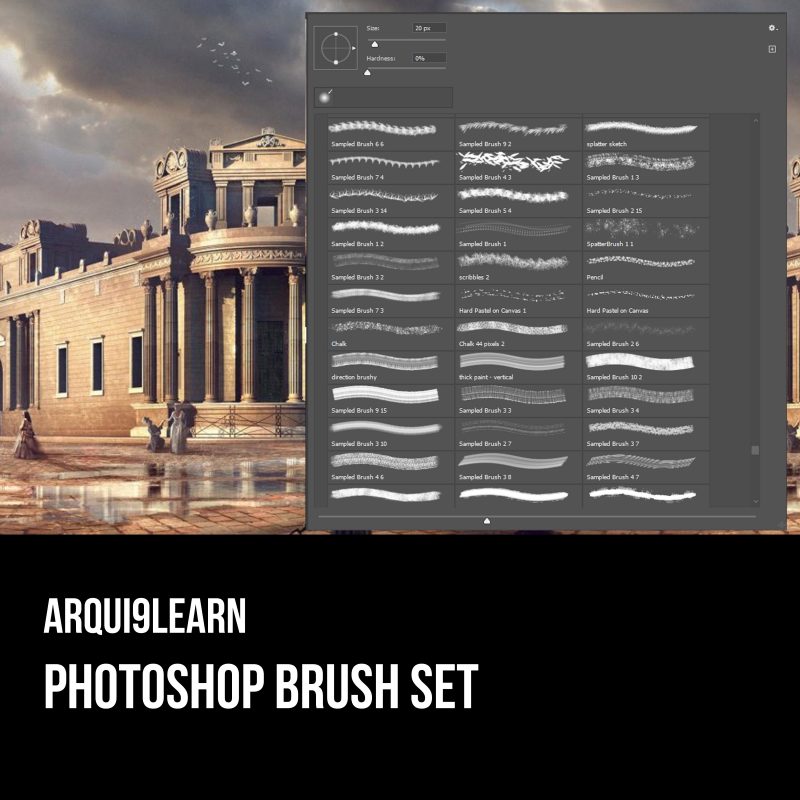 Arqui9Learn Photoshop Brush set